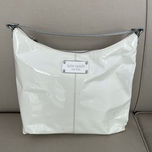 Kate Spade White Patten Leather Purse